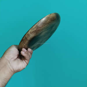 Assiette ronde en bois de manguier artisanale, écologique, en bois naturel, pour servir et dîner, pour la maison et les restaurants, au meilleur prix - Product Image 2