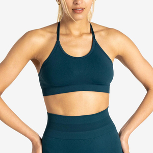 Sujetador deportivo transpirable de talla grande con espalda cruzada para mujer, ropa de fitness para gimnasio, alta sujeción, secado rápido, diseño OEM personalizado al por mayor - Product Image 1
