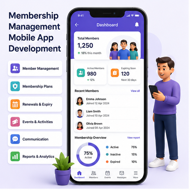 Membership Management <strong>Mobile</strong> App <strong>Development</strong> Member Engagement Subscription Tracking <strong>Analytics</strong> <strong>Mobile</strong> Web Mac OS Support