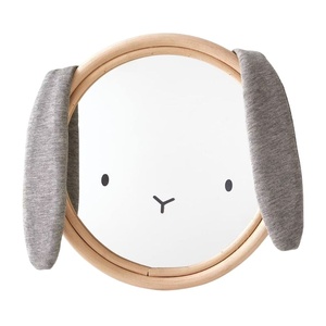 Miroir Lapin Tressé à la Main pour Chambre d'Enfant - Meuble Mignon en Osier Qualité Supérieure Prix Abordable Vente Directe Usine Tendance - Product Image 1