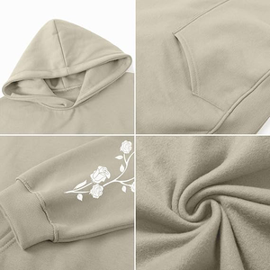 Sweat-shirt à capuche pour homme, 100% coton, style japonais esthétique, coupe classique, streetwear, vente en gros - Product Image 4