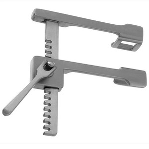 Jamso Industries Finochietto Retractor Rib Spreader, instrument chirurgical à bras courbés, taille personnalisée, manuel, certifié CE ISO13485 - Product Image 3