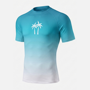 เสื้อว่ายน้ำ UPF 50+ แห้งเร็ว ป้องกันแสงแดด แขนสั้น ผู้จำหน่ายชุดว่ายน้ำ - Product Image 2