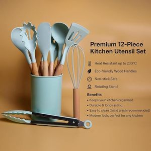 Ensemble d'ustensiles de cuisine pour femmes, ensemble d'ustensiles de cuisine pour hommes, ensemble de cuisine pour chefs, ustensiles de cuisine pour restaurant - Product Image 4