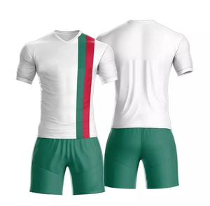 Conjuntos de Uniformes de Fútbol Personalizados para Hombre, Transpirables, de Poliéster Liso, Ropa Deportiva de Fútbol con Degradado de Color - Product Image 6