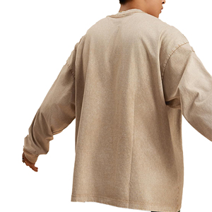 Sudadera con Efecto Ácido, Fabricante de Ropa Urbana Personalizada al por Mayor, con Estampado y Bordado Personalizados - Product Image 2
