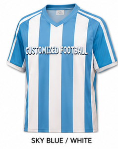 Uniforme de Fútbol |   Ropa Deportiva de Equipo con Logotipo Personalizado, Impresa por Transferencia de Calor, 100% Poliéster, Transpirable, Cuello Redondo, Sin Mangas, de Secado Rápido - Product Image 3