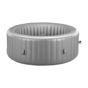 Vasca Idromassaggio Gonfiabile per 4-6 Persone, 81.9 x 26 Pollici, 130 Getti Rilassanti, Poggiatesta, Luce LED, Spa Portatile da Esterno - Product Image 1