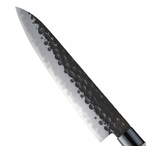 Couteaux de chef, lame de 240 mm, motif Damas, outils de découpe de cuisine avec manche en bois dur foncé pour trancher la viande et hacher les légumes - Product Image 4