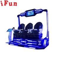Machine multi de jeu de théâtre de la réalité virtuelle VR de cinéma de joueur de 3 sièges 12D Vr Simulator à vendre