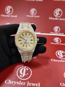 Top Premium Hip Hop Watch para hombre Reloj mecánico de acero inoxidable con calidad VVS Diamond Bust Moissanite Iced Watch - Product Image 2