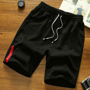 Shorts amples décontractés d'été pour hommes avec taille élastique, poches, fermeture éclair, coupe-vent et imperméables – Vente en gros, personnalisables - Product Image 3