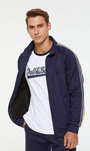 Conjunto Deportivo para Hombre, Diseño Moderno, Corte Ajustado, Pantalones y Sudadera con Capucha, Estampado Digital, Felpa, 100% Algodón, Transpirable, Ropa Deportiva para Embarazadas - Product Image 6