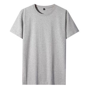 T-shirt en coton uni pour homme, manches courtes, col rond, coupe classique, couleur unie, vêtement décontracté, impression par sublimation, séchage rapide, streetwear - Product Image 4