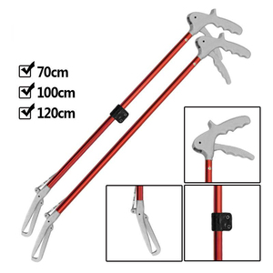 Modelo de Lanza de Serpiente Ecológica de Acero Inoxidable/Aleación de Aluminio NFF-50 de 1.2m Roja para Reptiles y Anfibios, Venta al por Mayor - Product Image 6