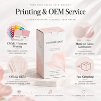 Boîte d'emballage cosmétique en carton blanc personnalisée OEM, logo personnalisé, carton de parfum avec service d'impression, taille, couleur et finition