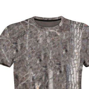 Chemise à manches courtes pour homme, à thème nature, pour les activités de plein air estivales, en tissu softshell respirant, avec motif forestier - Product Image 3