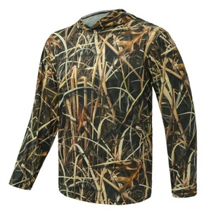 T-shirt à manches longues camouflage de haute qualité avec capuche, respirant, protection solaire, pour la chasse en extérieur - Product Image 5