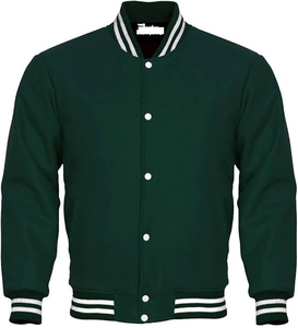 Chaqueta Varsity de Invierno para Hombre, Diseño Personalizado, 100% Lana, Estilo Bomber Escolar, Cuello Camisero, Mangas Tipo Letterman, Alta Calidad - Product Image 6