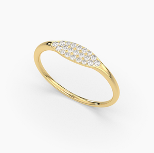 Bague de fiançailles élégante vintage plaquée or blanc 14 carats avec halo de diamants de laboratoire certifiés IGI – Cadeau - Product Image 3