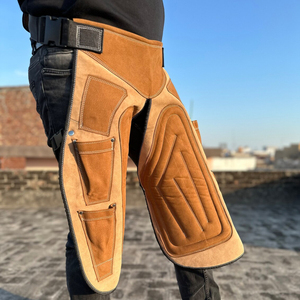 Fully Customizable Luxury Style Genuine Leather Farrier <b>Chaps</b>-ZIQ BRAND High Quality Custom Color & Logo New Arrival - Product Image 6
