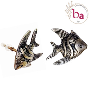 Poignée de meuble en fonte en forme de poisson, design moderne et éclaté, durable, pour cuisine et bureau à domicile - Product Image 5