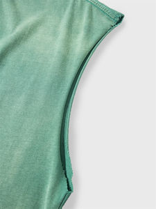 Camiseta sin mangas de algodón de secado rápido con logo personalizado OEM para gimnasio, camiseta sin mangas para hombre, camiseta sin mangas para hombre a precio económico. - Product Image 3