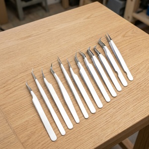 Pince à épiler TEEJAY Pro Series rouge très demandée, testée à la main, haute précision, outils de beauté personnalisables, best-seller OEM - Product Image 6