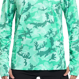 Sudadera con Capucha de Pesca de Manga Larga para Hombre, Protección Solar, Logotipo Personalizado Impreso, Sudadera con Capucha Transpirable, Sudaderas de Pesca Sublimadas para Hombre - Product Image 5