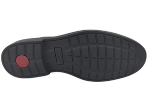 Mocasines Negros de Cuero Genuino con Punta Redonda, Sin Cordones, Transpirables, con Suela de Goma Antideslizante, Decoración Metálica, Color Sólido, para Todas las Temporadas - Product Image 3