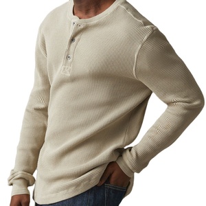 T-shirt Homme Tricoté à Manches Longues 100% Coton – Nouvelle Collection, Qualité Export, Prix Abordable, Personnalisable, Vente en Gros OEM - Product Image 2