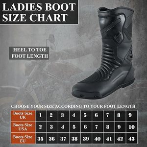 Zapatos de moto para mujer, botas de moto rosas para niñas, zapatos de cuero impermeables para mujer, calzado protector para pies de mujer - Product Image 4