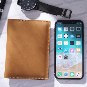 Genuine Leather <b>Passport</b> Holder Custom Logo Full Grain Leather Travel <b>Wallet</b> Luxury <b>Passport</b> Cover Bulk Wholesale LPH-0317 - Product Image 2