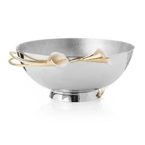 Bol de table en métal de luxe avec support pour la maison, la salle à manger, l'hôtel, le restaurant, pour le service et la décoration, utilisation comme décoration d'intérieur - Product Image 3