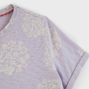 Camiseta de mujer a la moda hecha con algodón orgánico, camiseta de manga corta para mujer en venta, camiseta de mujer transpirable de alta calidad - Product Image 5