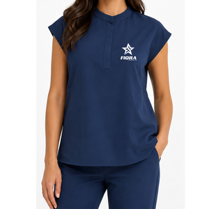 Comfortable Stretch <b>Scrub</b> Suit <b>Set</b> Sleeveless Top Cargo Jogger Pants Wholesale Custom Work Healthcare Nursing Uniform <b>Scrubs</b> <b>Set</b> - Product Image 2