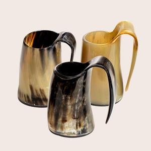 Taza para Beber de Cuerno de Búfalo con Forma Natural - Diseño Ecológico DIY Moderno de Ángel Animal |   Fiestas en Casa Hechas a Mano y Personalizables | - Product Image 1