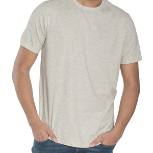 T-shirt à col rond pour homme, manches courtes, t-shirts d'été, t-shirt en jersey pour homme, t-shirt en coton biologique, t-shirts à col rond - Product Image 3