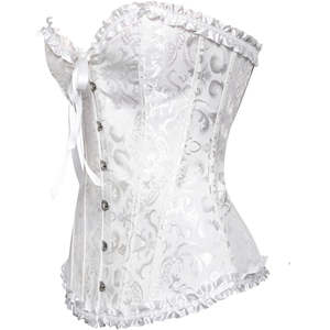 Corsets vintage pour femmes grandes tailles, top sexy sculptant, nouvelle édition moderne, corset en brocart pour femmes - Product Image 3