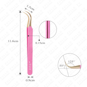 Professional Volume Eyelash Extension Tweezers Stainless Steel Precision Pointed Tip Lash <b>Tool</b> OEM Private Label Custom - Product Image 6