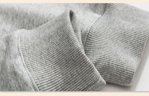 Venta directa de fábrica de alta calidad Drop Shoulder Strings Heavy Oversized Men Hoodie Zipper Color sólido Hoodies Men Hip Hop - Product Image 4