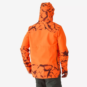 Men's Red Quarter-Zip Fleece Jacket Breathable Casual Autumn Wear Regular Fit Polyester Material - Product Image 6
