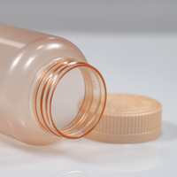 Bouteille en plastique givrée pour bonbons, pilules, capsules, contenants OEM, emballage de suppléments givrés, fabrication directe