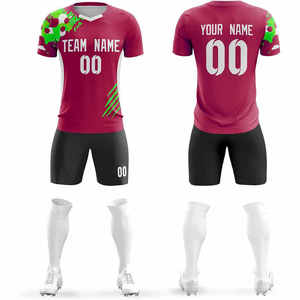 New Design <b>Soccer</b> Uniform Wholesale Personalized High Quality Team Wear Lightweight Breathable 100% Polyester Quick Dry - Product Image 1
