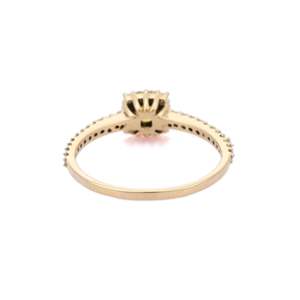 14K White <b>Gold</b> Marquise <b>Opal</b> Wedding <b>Ring</b> for Women - Product Image 4