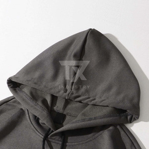 Heavyweight Black Rhinestone Letter Pattern Full <b>Zip</b> Hoodie Premium Cotton Streetwear - Product Image 3
