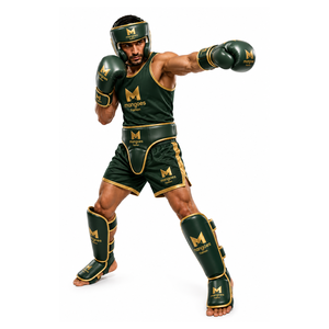 MANGOES FASHION Professional Leather Boxing Training Gloves Adjustable Wrist <b>Strap</b> Hook Loop Closure Custom Logo Option Sparring - Product Image 6