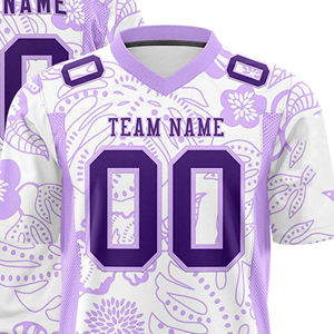 Camiseta de Fútbol Personalizada con Sublimación, Diseño de Bordado, Malla Transpirable, Estilo Urbano, para Equipos Nacionales de Fútbol Americano - Product Image 3