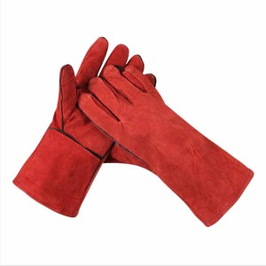 Premium Safety Welding <b>Gloves</b> Leather High Heat Resistant Breathable Customizable for online sale - Product Image 5
