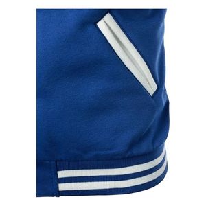 Men's Varsity <b>Jacket</b> <b>Winter</b> <b>Waterproof</b> Breathable High Quality Fabric Patchwork Leather Comfy to Wear Plus Size - Product Image 4